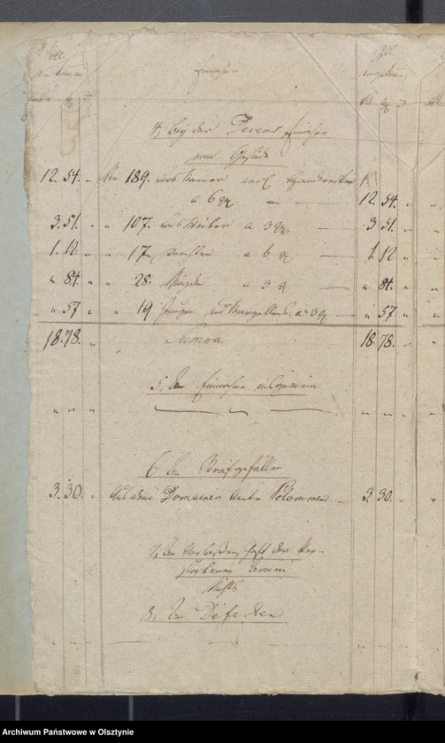image.from.unit.number "Jahr Armen Cassen Rechnung der Widminnschen Kirche"