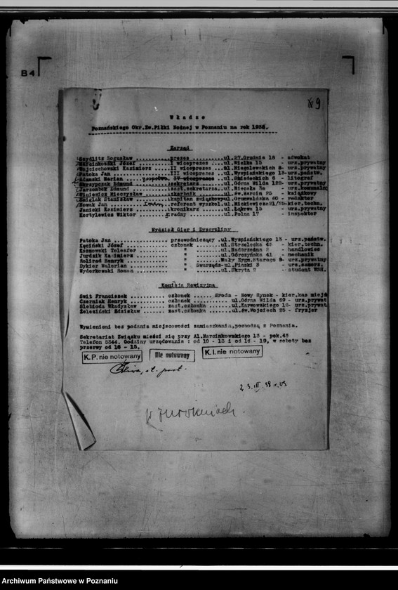 Obraz 13 z jednostki "/Poznański Związek Okręgowy Piłki Nożnej/"