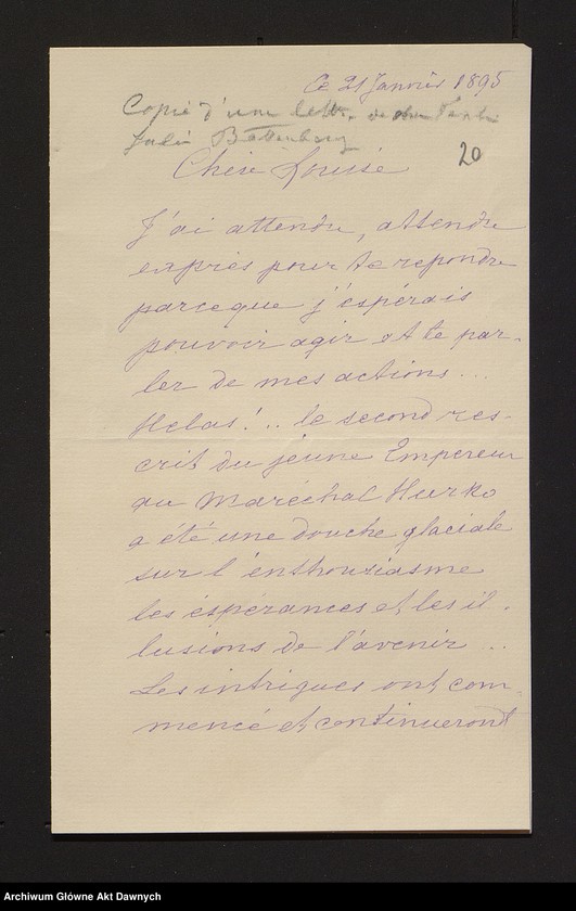 image.from.collection.number "Julia Hauke - praprababka króla Karola III111"