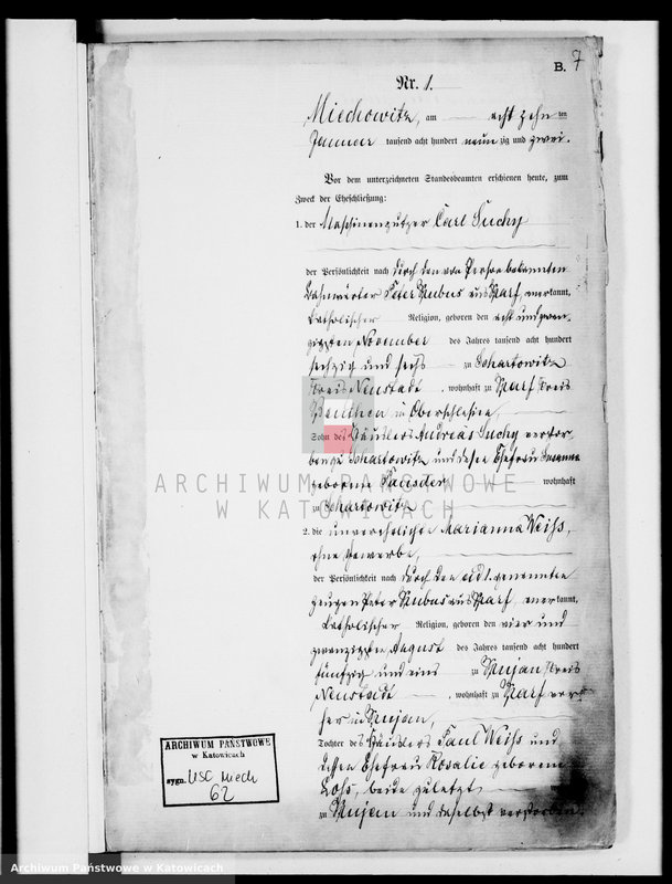 image.from.unit.number "Księga małżeństw za rok 1892 [nr 1 - 105]"