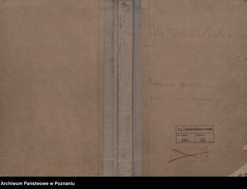 Obraz 3 z jednostki "Imienny spis powstańców frontu zachodniego."