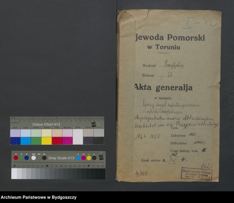 image.from.unit.number "Sprawy innych wydziałów, opracowane w Wydziale Prezydialnym. Tom II"