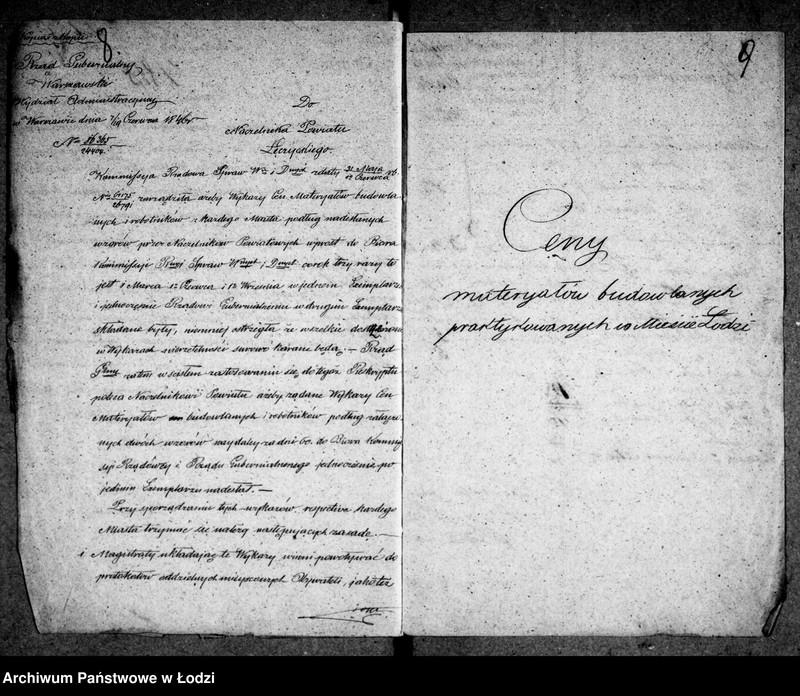 Obraz 9 z jednostki "Akta tyczące się materiałów budowlanych"