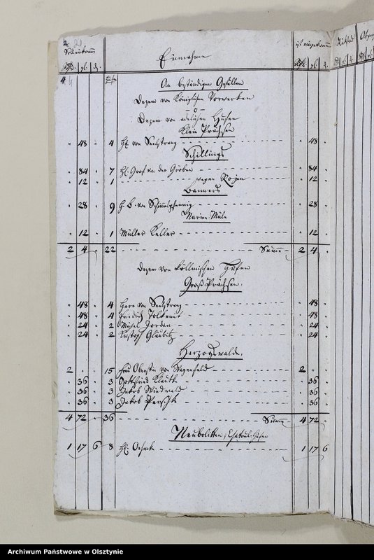 image.from.unit.number "Jahr Kirchen Rechnung der Kirche zu Herzogswalde über Einnahme und Ausgabe mit Inbegriff der Bau-Rechnung"
