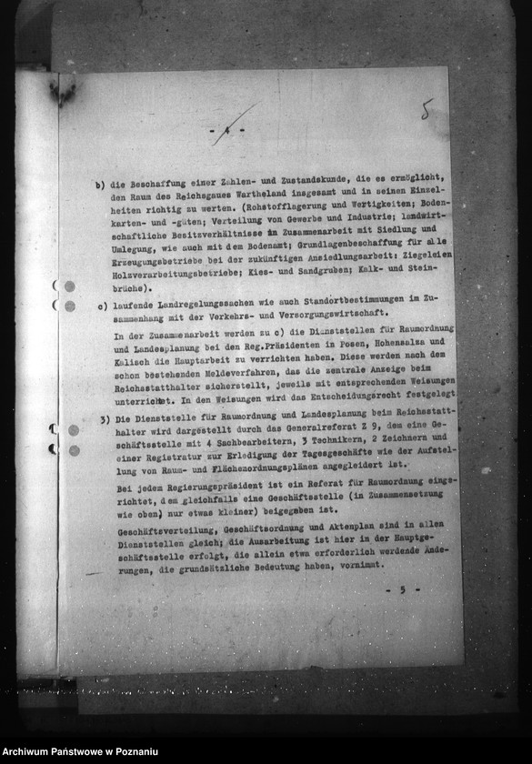 Obraz 9 z jednostki "Plany pracy komórek organizacyjnych urzędu namiestnika zebrane dla ustalenia podziału czynności"