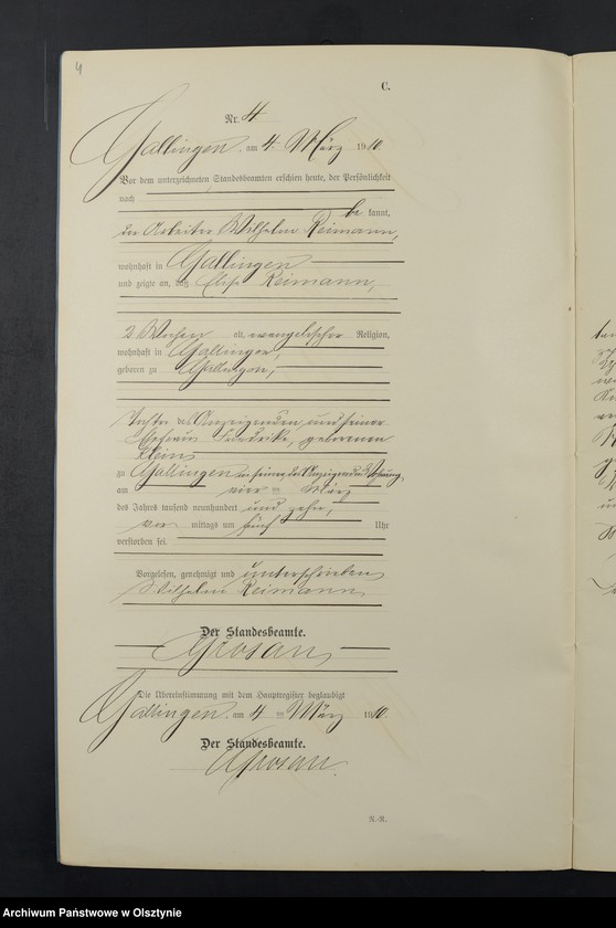 image.from.unit.number "Sterbe-Neben-Register Nr 1 - 27"