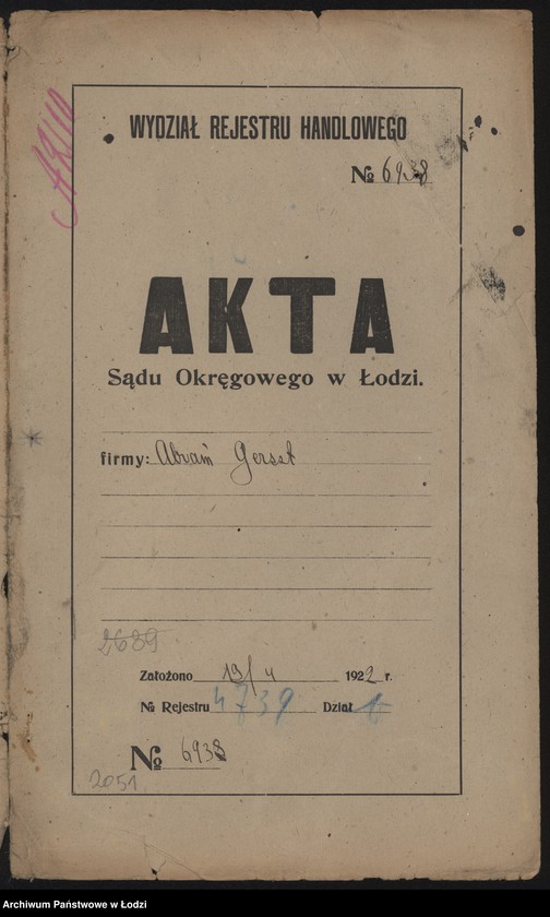 Obraz 2 z jednostki "Abram Gerszt- sklep kolonialny"