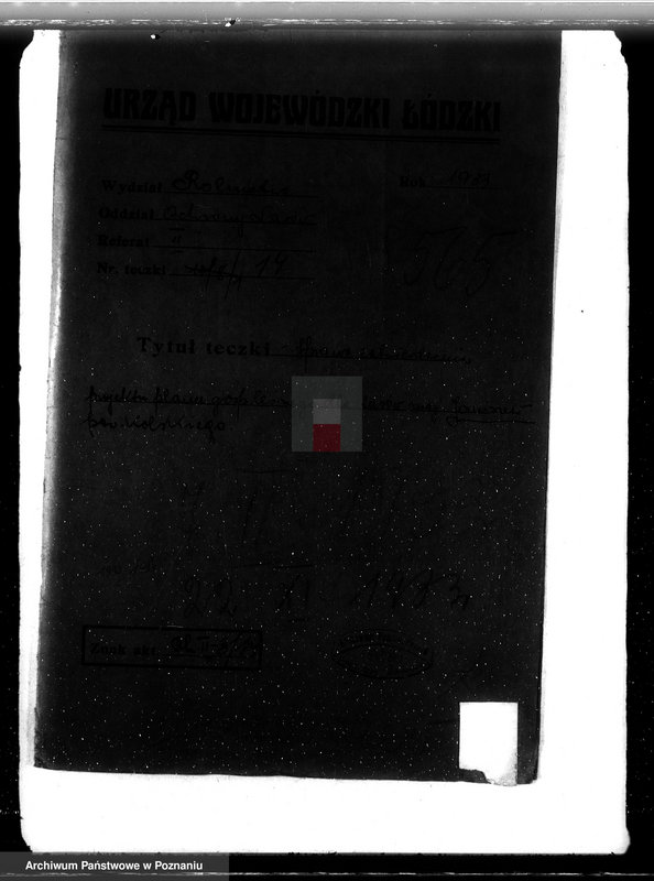 Obraz 4 z jednostki "Zatwierdzenie projektu planu gospodarstwa leśnego dla lasów majątku Janiszew powiat kolski"