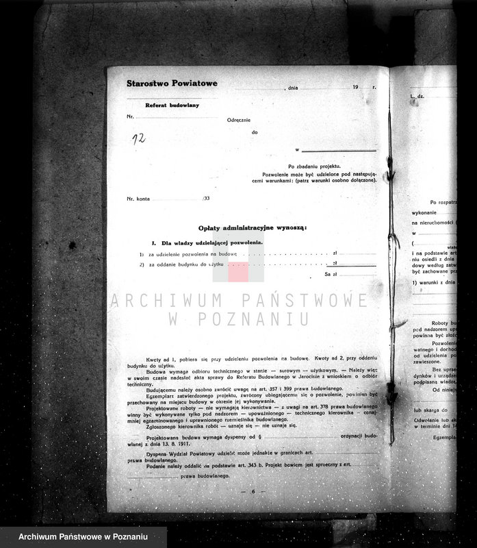 Obraz 16 z jednostki "Zatwierdzenie zakładu przemysłowego Odlewni żelaza i Fabryki Maszyn w Drawskim Młynie"