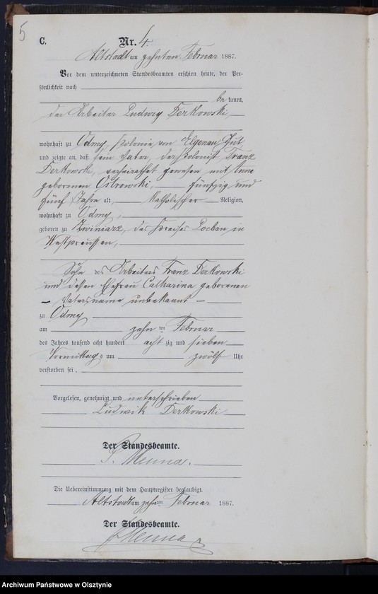 image.from.unit.number "Sterbe-Neben-Register Nr 1 - 54"