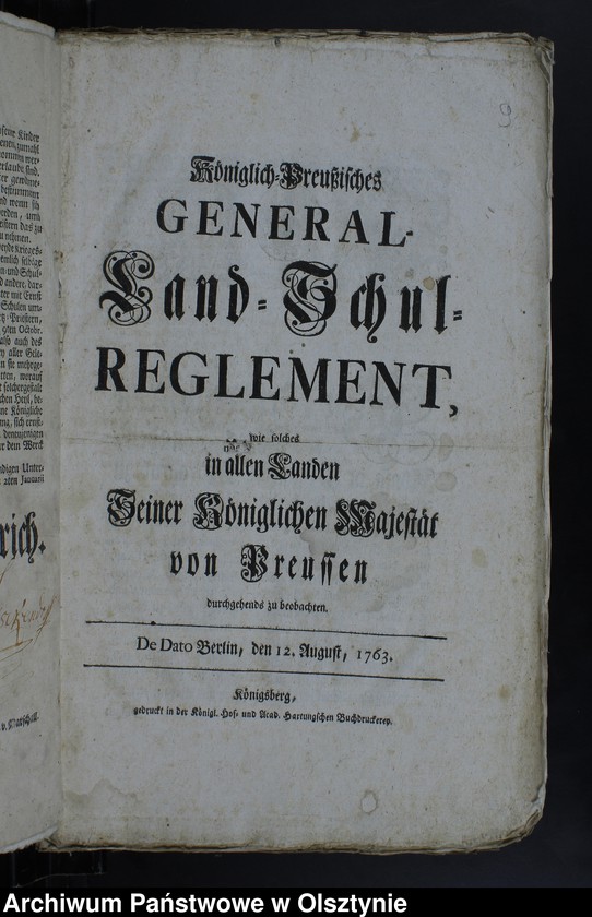 image.from.unit.number "Registrant der Kirchen und Schulen Registratur in Jäskendorff"