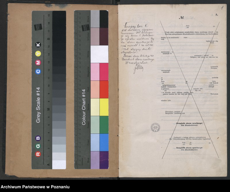 Obraz 3 z jednostki "Księga urodzeń odpis tom II [Rejestr poboczny urodzeń]"