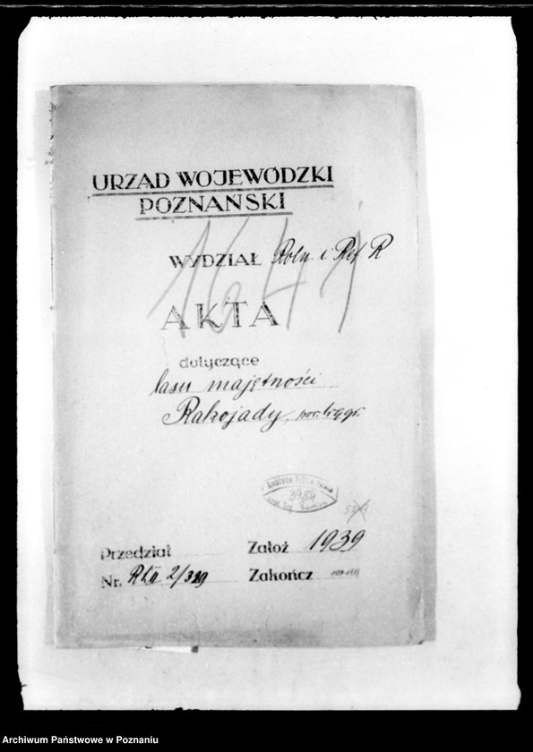 Obraz 4 z jednostki "Majętność leśna Rakojady powiat wągrowiecki"