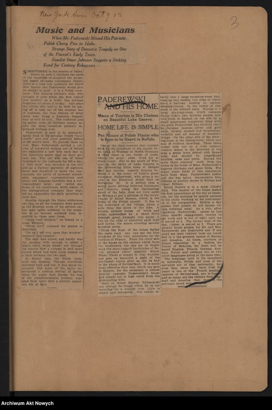 image.from.unit.number "Wycinki prasowe dotyczące tournée i koncertów w Stanach Zjednoczonych"