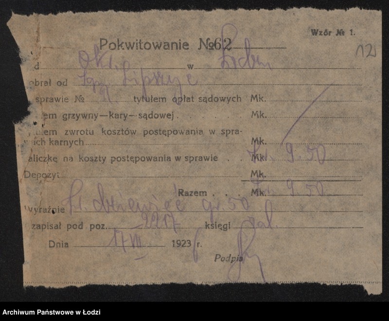 Obraz 14 z jednostki "Ignacy Lipszyc – sprzedaż towarów wełnianych"