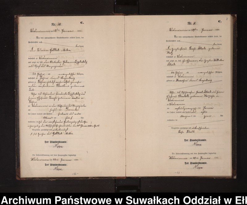 image.from.unit.number "Sterbe-Neben-Register des Preussischen Standes-Amtes Widminnen Kreis Loetzen"