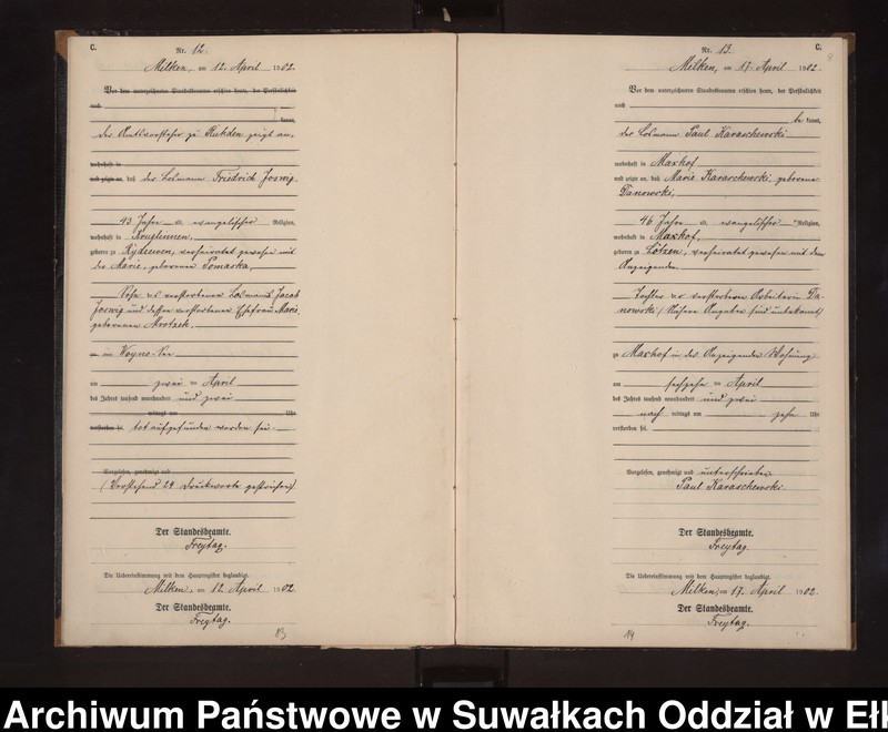 image.from.unit.number "Sterbe-Neben-Register des Preussischen Standes-Amtes Stasswinnen Kreis Lötzen"