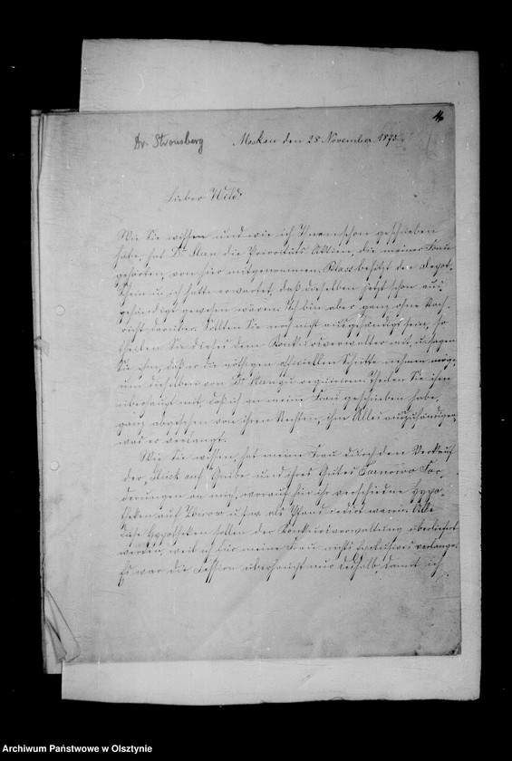 image.from.unit.number "/Akten Betr. Geldgeschäfte mit den Maklern u. Bankhäusern Broschwitz- Berlin, Soermans, Bleichröder- Berlin, Hetschal- Dresden, Dr. Strousberg Bln, Landsberger u. a. /"