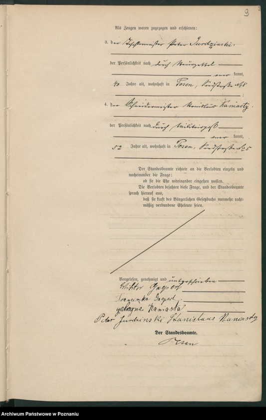 Obraz 11 z jednostki "Księga miejscowa małżeństw tom III [Rejestr główny małżeństw]"