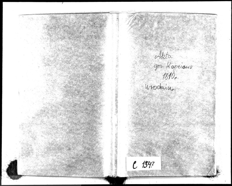 image.from.unit.number "Akta Urodzonychych Gminy Kopciowskiey od 1 Maia 1810 R."