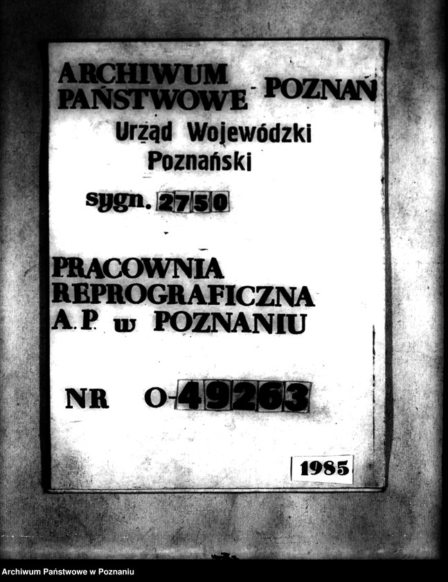 image.from.unit.number "/Plany poglądowe majętności Duszniki powiatu szamotulskiego/ Skala 1:4001"