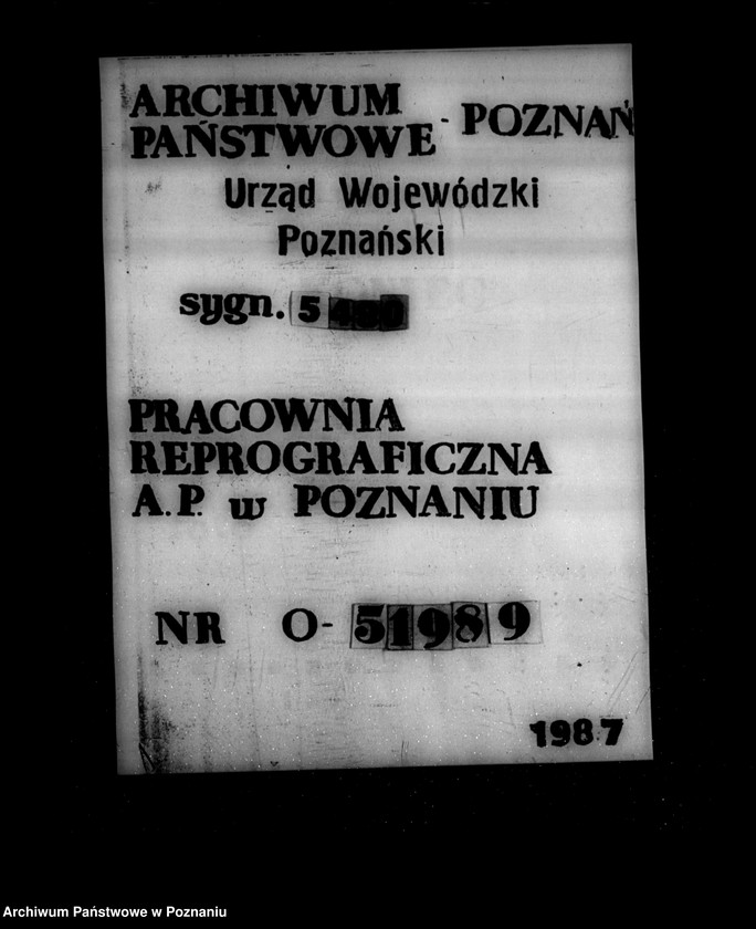 Obraz 1 z jednostki "Majętność Chwalibogowo I powiat wrzesiński własność Mieszkowskiego nr woj. kotła 5782"