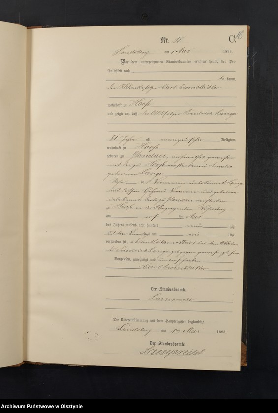 image.from.unit.number "Sterbe-Neben-Register Nr 1 - 46"