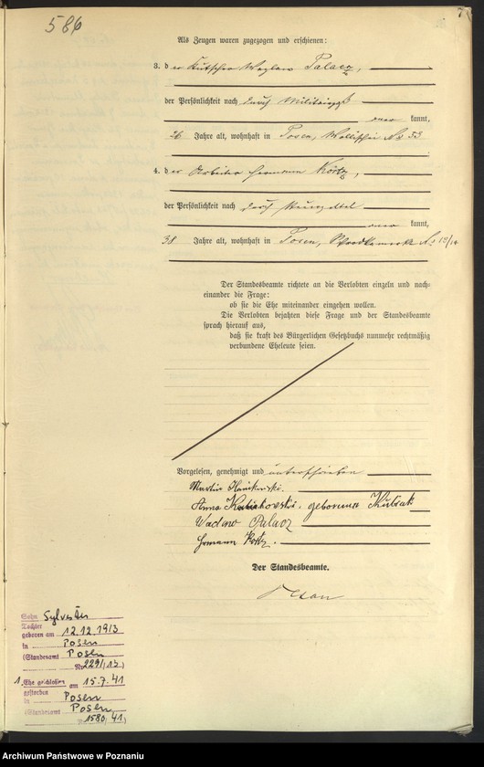 Obraz 9 z jednostki "Księga miejscowa małżeństw tom III [Rejestr główny małżeństw]"