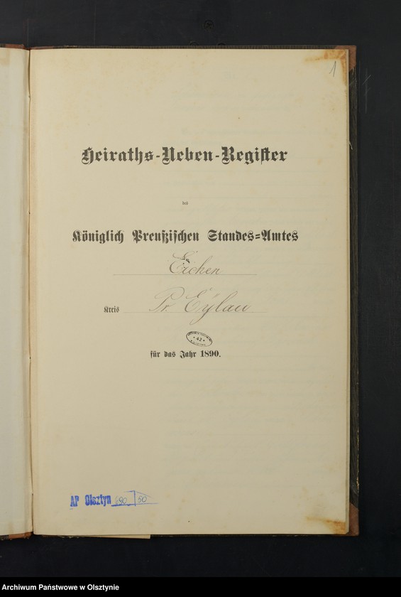 image.from.unit.number "Heiraths-Neben-Register Nr 1 - 14"