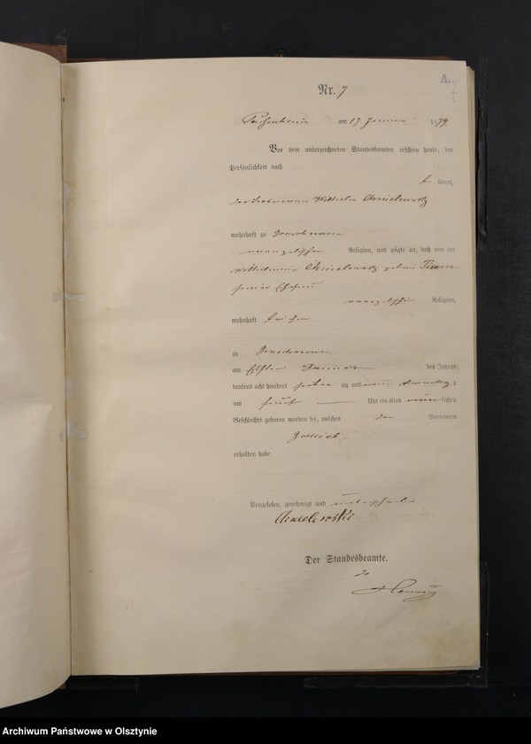 image.from.unit.number "Geburts-Haupt-Register Nr 1 - 226"