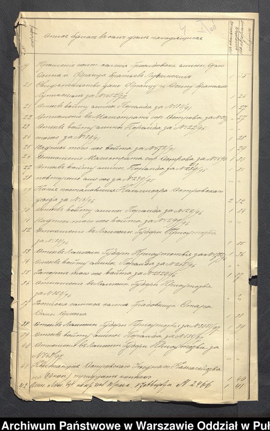 image.from.unit.number "O urządzaniu chłopów byłej państwowej folwarku Grzybowskie wchodzącej w skład byłej ekonomii Brok, gm.Poręba"