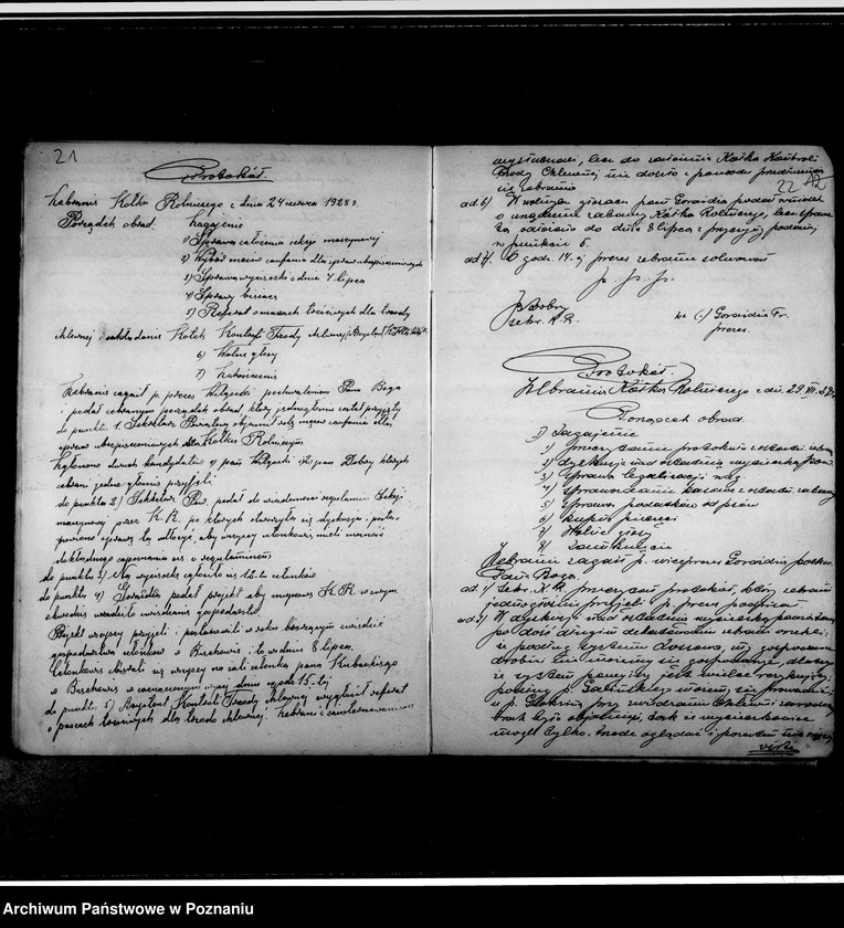 Obraz 17 z jednostki "Protokólarz zebrań"