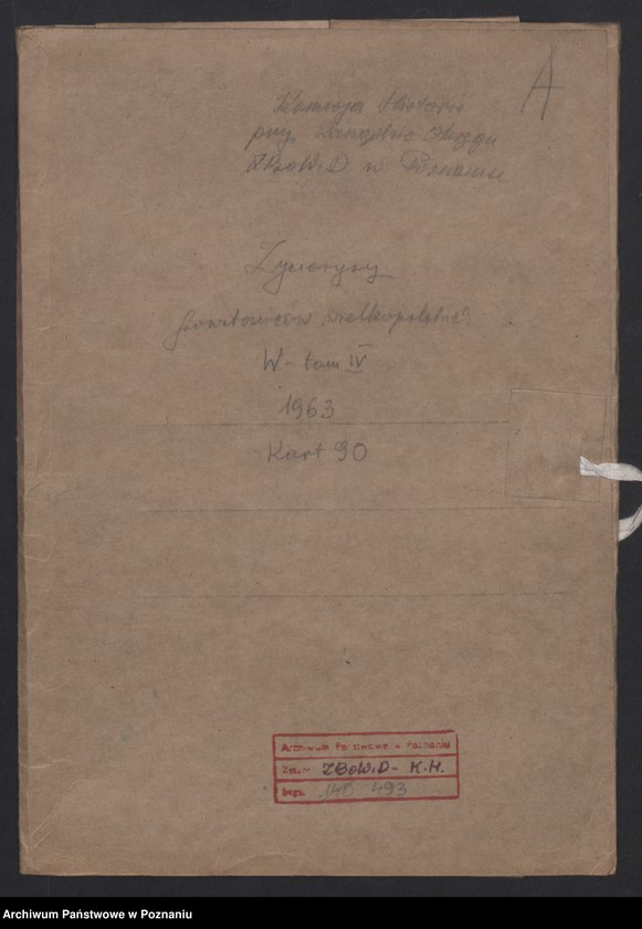 Obraz 7 z jednostki "Życiorysy powstańców wielkopolskich: W - tom lV /Wielobiński Jan - Witczak Marcin/."