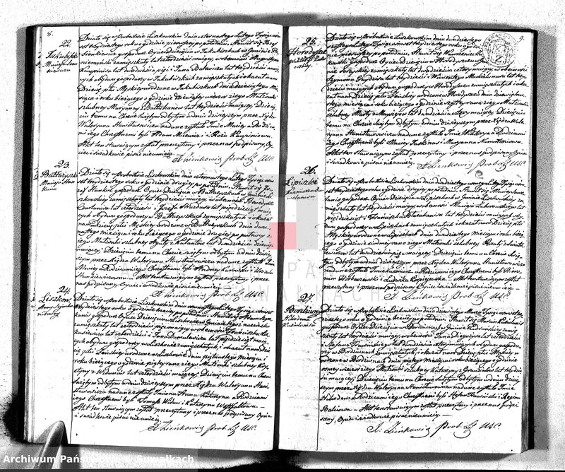 image.from.unit.number "Księga Duplikat Parafij Liszkowskiey z R-u 1830"