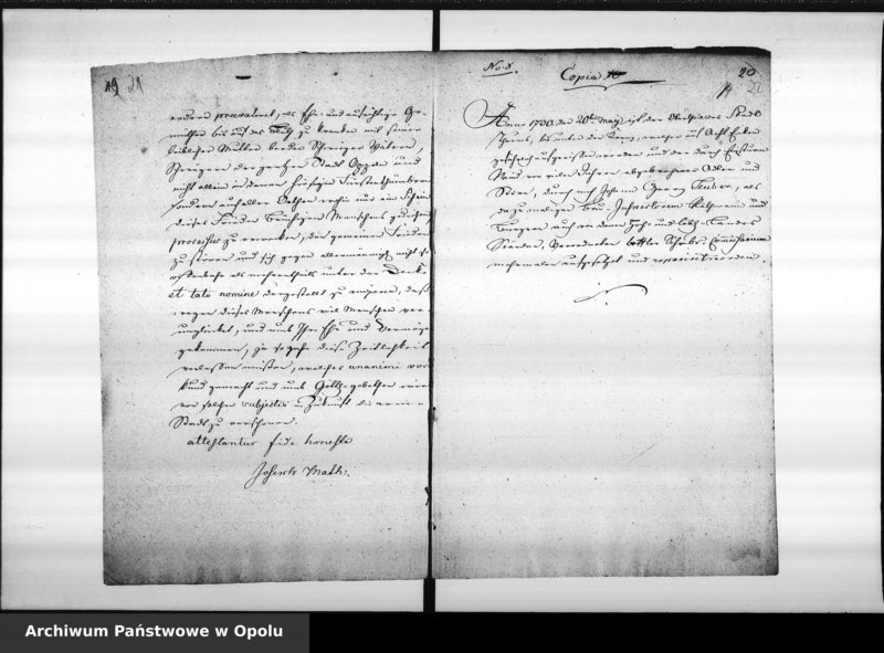 Obraz 18 z jednostki "Die im Jahre 1818 erfolgte Abnahme und Wiederaufsetzung des Knopfes auf dem hiesigen Rathaus - Thurme so wie die darinn gefundenen als auch jetzt wiederum hieneingethanen Nachrichten Vol. X"