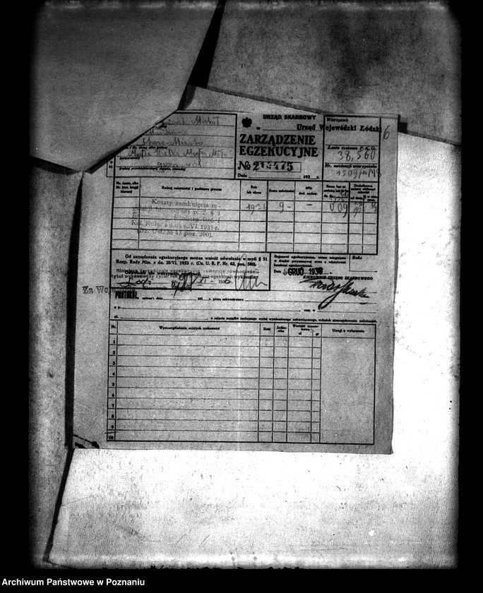 Obraz 10 z jednostki "Wymiar opłat i należności za scalenie gruntów wsi Modła Wielka i Mała powiat"