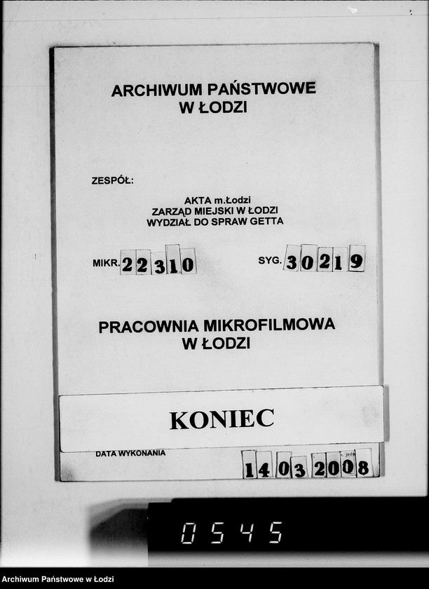 Obraz 17 z jednostki "Spezialbenzin- Kontingent für Gummimäntelfabrikation im Getto"