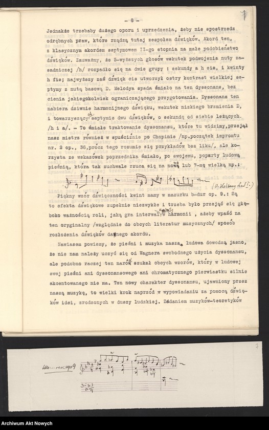 image.from.unit.number "Stosunek Dzieł Paderewskiego do muzyki ludowej. Studyum analityczne (Napisała Helena Windakiewiczowa, "Echo muzyczne", Warszawa)"