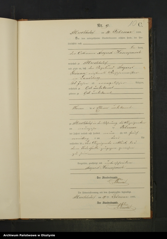 image.from.unit.number "Sterbe-Neben-Register Nr 1 - 29"