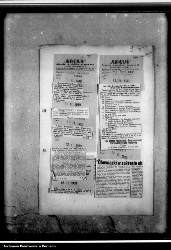 Obraz 17 z jednostki "Wycinki prasowe dotyczące działalności Ligi Obrony Powietrznej i Przeciwgazowej w Poznaniu"