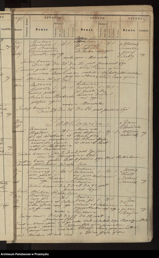 image.from.unit.number "[Wyciągi z ksiąg metrykalnych urodzeń, zapowiedzi, małżeństw i zgonów dla miejscowości Chłopice, Jankowice, Morawsko za lata 1890-1900]"