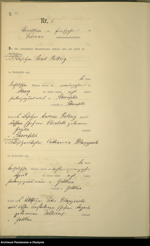 image.from.unit.number "Heiraths-Haupt-Register Nr 1 - 16"