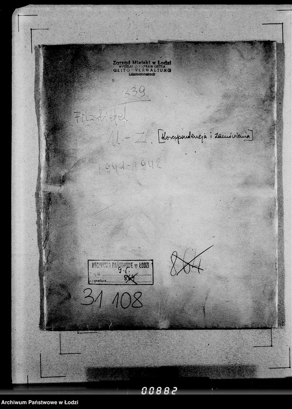 Obraz 4 z jednostki "339 Filztiefel U-Z.[Korespondencja i zamówienia]"