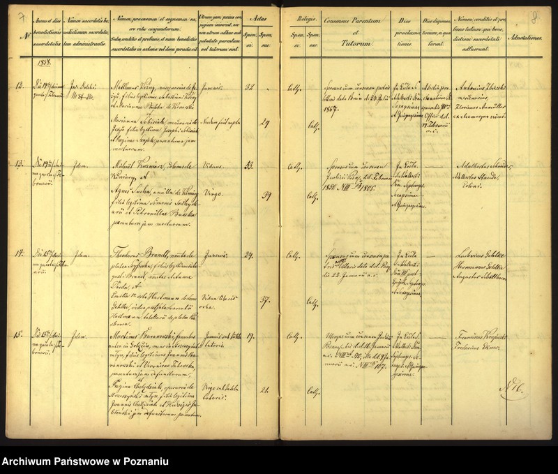 Obraz 7 z jednostki "Księga małżeństw"