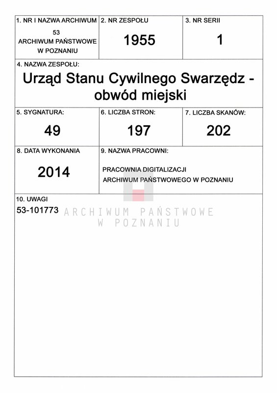 Obraz 1 z jednostki "Księga urodzeń"