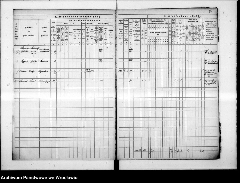 image.from.unit.number "Klassensteuerrolle nebst Eikommens - Nachweisung"