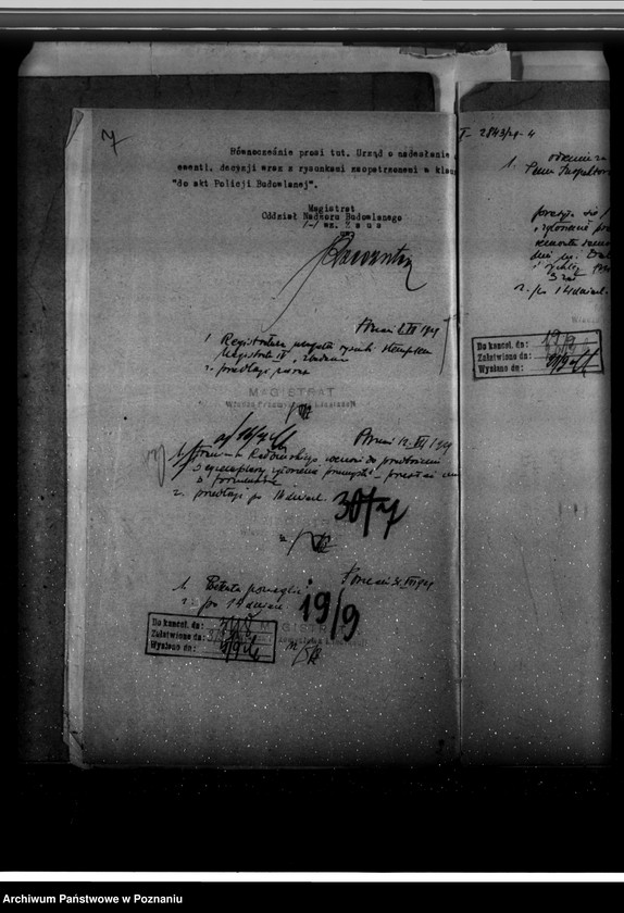 Obraz 12 z jednostki "/Projekt urządzenia warsztatu remontu samochodów przy ul. Dąbrowskiego nr 30/"