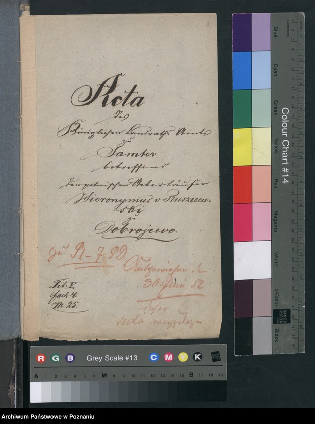 Obraz 4 z jednostki "A. betr. Hieronimus von Ruszczewski alias Zakrzewski"