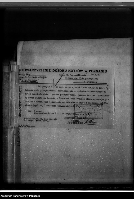 Obraz 5 z jednostki "/Mączkarnia parowa w maj. Kamieniec, pow. kościański, własność Z. Kozierowskiego/"