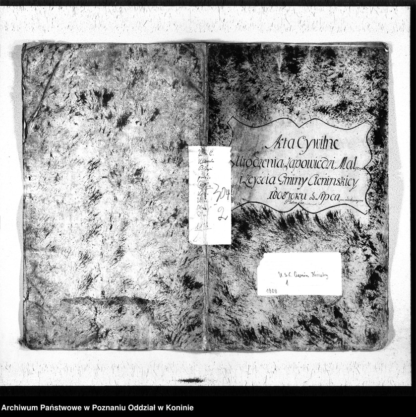 image.from.team "Akta stanu cywilnego Parafii Rzymskokatolickiej Cienin Kościelny (powiat słupecki)"